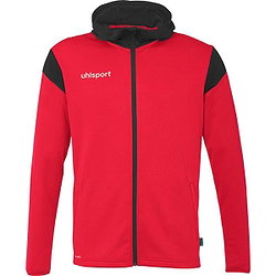 Uhlsport Squad 27 Sweat À Capuche Enfants - Rouge / Noir