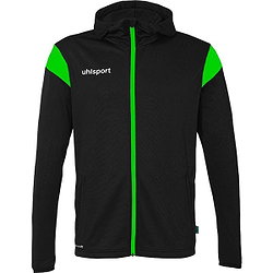 Uhlsport Squad 27 Sweat À Capuche Enfants - Noir / Vert Fluo