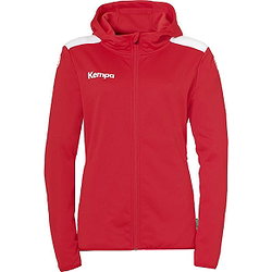 Kempa Emotion 27 Sweat À Capuche Femmes - Rouge / Blanc
