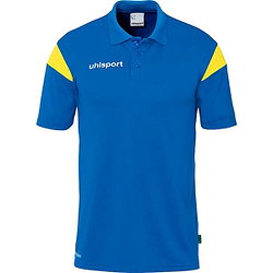 Uhlsport Squad 27 Poloshirt Herren - Royal / Azurblau / Lime
