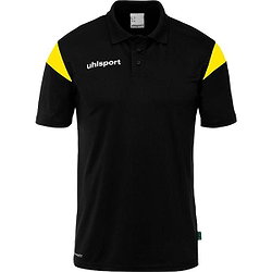 Uhlsport Squad 27 Polo Hommes - Noir / Lime