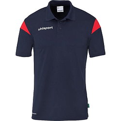 Uhlsport Squad 27 Polo Hommes - Marine / Rouge