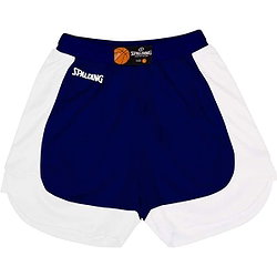 Spalding Hustle Short De Basketball Enfants - Marine / Blanc