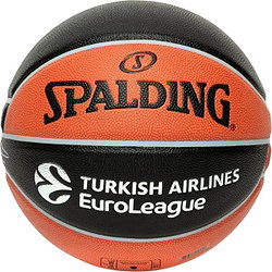 Spalding Euroleague Legacy Tf-1000 Indoor Basketball Herren - Orange / Schwarz