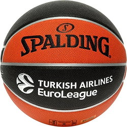Spalding Euroleague Excel Tf-500 Indoor/Outdoor Basketbal Heren - Oranje / Zwart