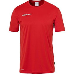 Uhlsport Essential T-Shirt Fonctionnel Enfants - Rouge / Blanc