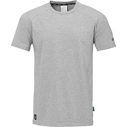 Uhlsport Id T-Shirt Hommes - Gris Foncé Mélange / Noir