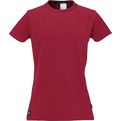 Uhlsport Id T-Shirt Damen - Bordeaux / Schwarz