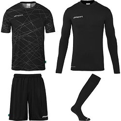 Uhlsport Prediction Bundle Keeperstenue Heren - Zwart / Wit