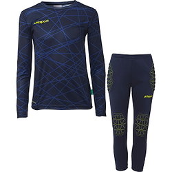 Uhlsport Prediction Keeperstenue Kinderen - Marine / Fluogeel