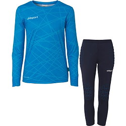 Uhlsport Prediction Set De Gardien De But Enfants - Bleu Clair