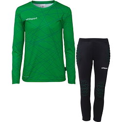 Uhlsport Prediction Set De Gardien De But Enfants - Vert