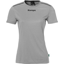 Kempa Poly Funktions T-Shirt Damen - Dunkelgrau Meliert