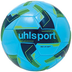 Uhlsport 350 Soft Ballon Light - Bleu Glace / Marine / Vert Fluo