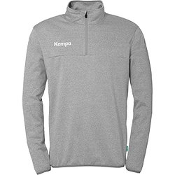 Kempa Ziptop Heren - Donkergrijs Gemeleerd