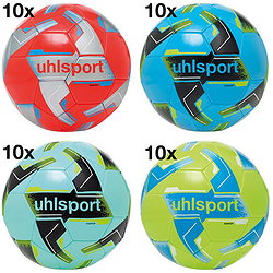 Uhlsport Starter (40X) Ballenpakket - Fluogeel / Fluorood / Groen / Ijsblauw