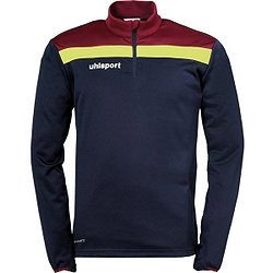 Uhlsport Offense 23 Ziptop Heren - Marine / Bordeaux / Fluogeel