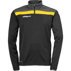 Uhlsport Offense 23 Ziptop Enfants - Noir / Anthracite / Lime