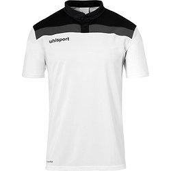 Uhlsport Offense 23 Poloshirt Kinder - Weiß / Schwarz / Anthrazit