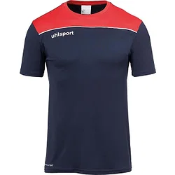 Uhlsport Offense 23 T-Shirt Hommes - Marine / Rouge / Blanc