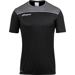 Uhlsport Offense 23 T-Shirt Enfants - Noir / Anthracite / Blanc
