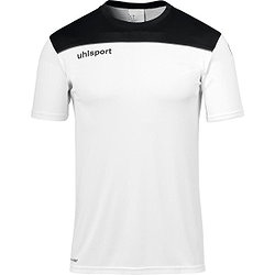 Uhlsport Offense 23 T-Shirt Kinderen - Wit / Zwart / Antraciet