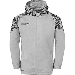 Uhlsport Goal 25 Sweat À Capuchon Hommes - Gris Foncé Mélange / Noir