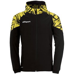 Uhlsport Goal 25 Kapuzensweat Kinder - Schwarz / Lime