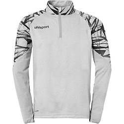 Uhlsport Goal 25 Ziptop Heren - Donkergrijs Gemeleerd / Zwart