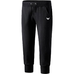 Erima 3/4 Sweathose Mit Bündchen Damen - Schwarz