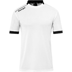 Kempa Player Shirt Korte Mouw Heren - Wit / Zwart