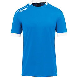 Kempa Player Shirt Korte Mouw Heren - Kempa Blauw / Wit