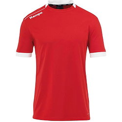 Kempa Player Shirt Korte Mouw Heren - Rood / Wit