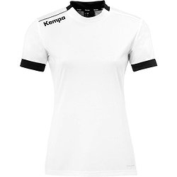 Kempa Player Maillot Manches Courtes Femmes - Blanc / Noir
