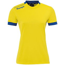 Kempa Player Maillot Manches Courtes Femmes - Jaune / Royal