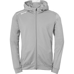 Kempa Player Hoodie Herren - Dunkelgrau Meliert / Weiß