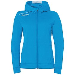 Kempa Player Sweat À Capuche Femmes - Bleu Kempa / Blanc