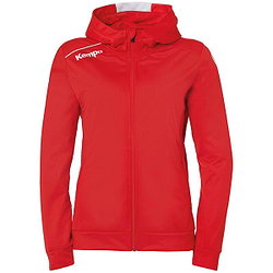 Kempa Player Sweat À Capuche Femmes - Rouge / Blanc