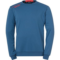 Kempa Player Sweat Enfants - Gris Glacé / Rouge Fluo