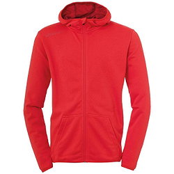 Uhlsport Essential Sweater Met Kap Kinderen - Rood