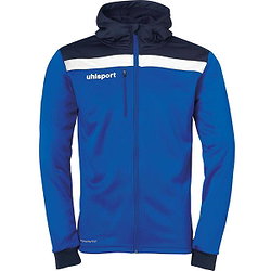 Uhlsport Offense 23 Veste D'entraînement À Capuche Hommes - Royal / Marine / Blanc