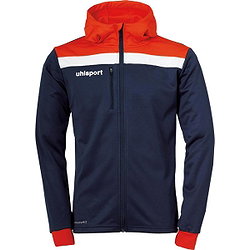 Uhlsport Offense 23 Trainingsjacke Mit Kapuze Kinder - Marine / Rot / Weiß