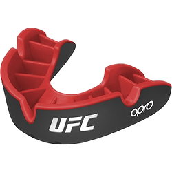 Opro Ufc Silver Superior Fit Mundschutz - Schwarz / Rot