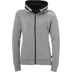 Kempa Core 26 Hoodie Dames - Donkergrijs Gemeleerd