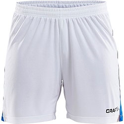 Craft Progress Contrast Short Dames - Wit / Lichtblauw