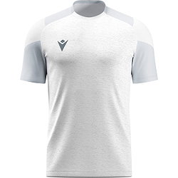 Macron Glory Golem Maillot Manches Courtes Enfants - Blanc / Argent