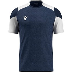 Macron Glory Golem Maillot Manches Courtes Enfants - Marine / Blanc