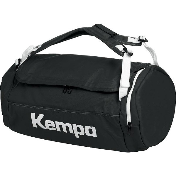 Kempa K-Line Sac De Sport Avec Poches Latérales - Noir / Blanc