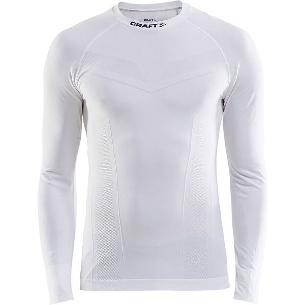 Craft Pro Control Seamless Maillot Manches Longues Hommes - Blanc