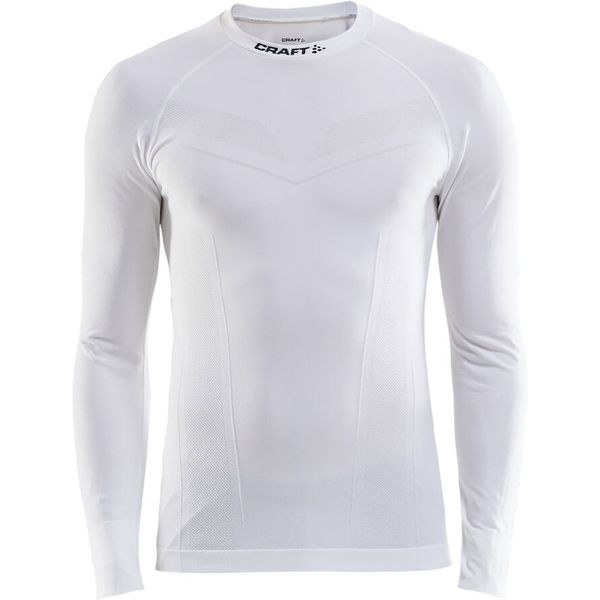 Craft Pro Control Seamless Maillot Manches Longues Hommes - Blanc